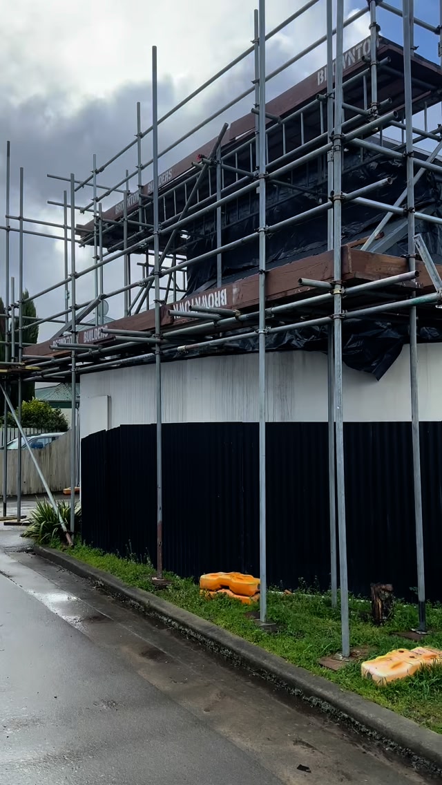 Re-clad and re-roof in full swing! 🔨 The Browntown team has been making ...