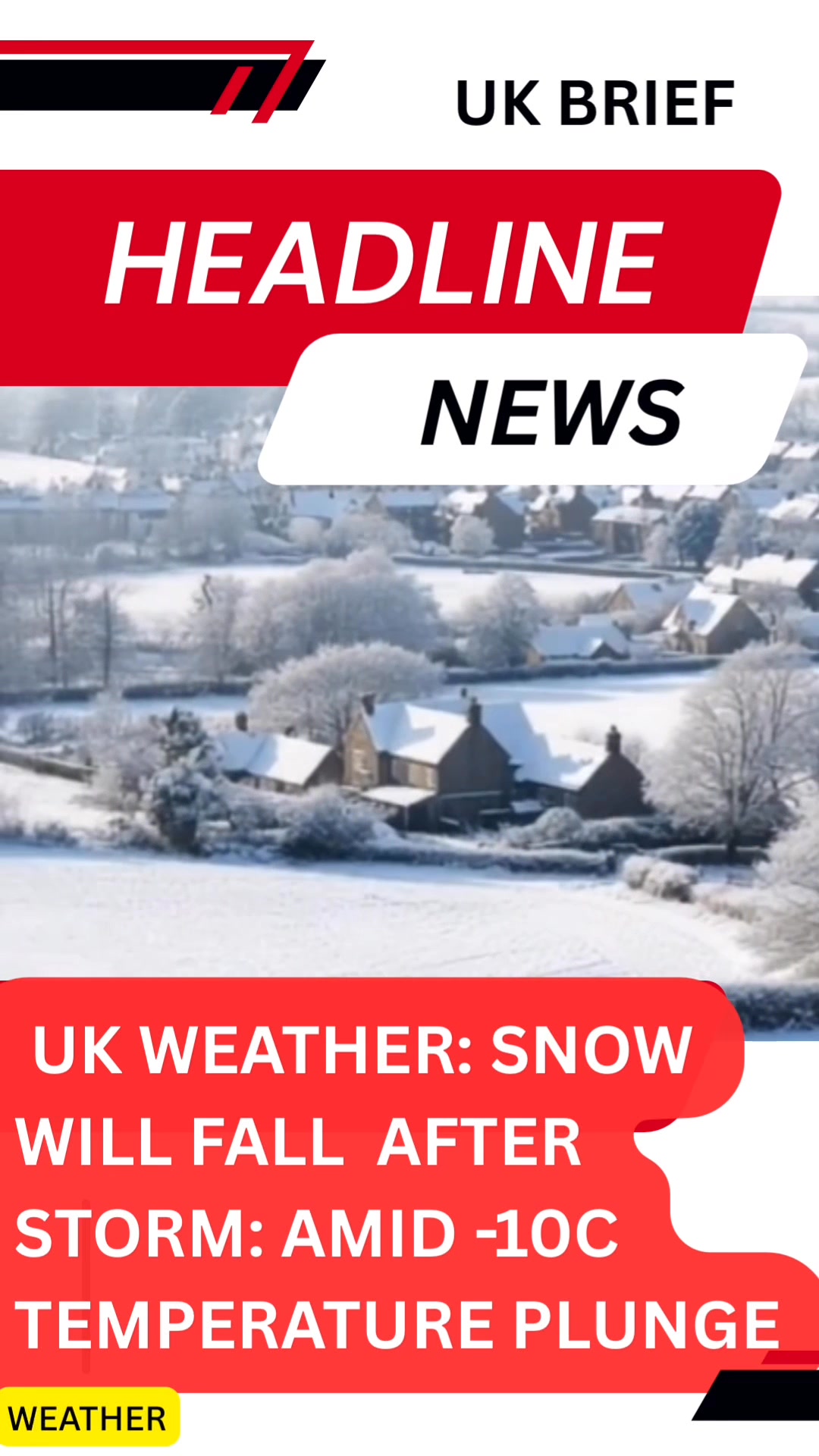 A cold Arctic air mass is expected to hit the UK, bringing very low ...