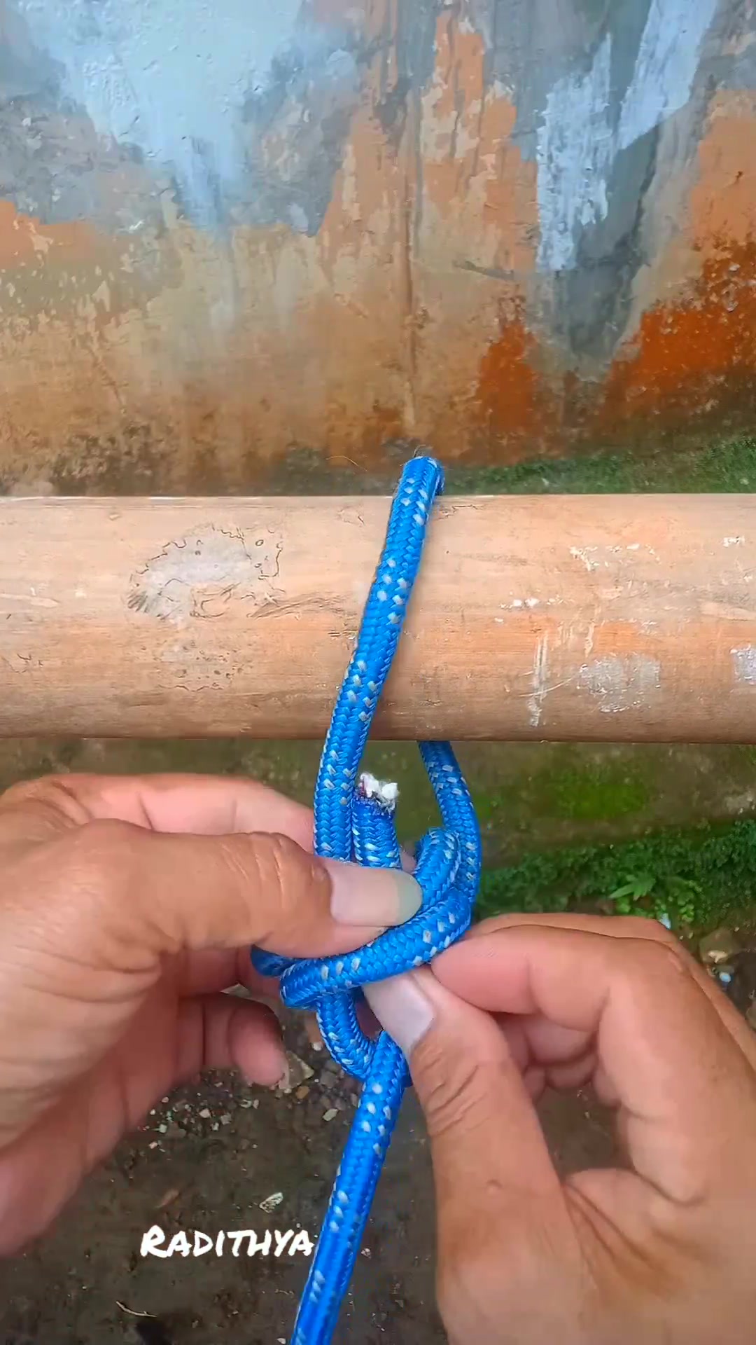 How to tie a knot Rope👍 #diy #a #rope #knot #hitch #bend # ...