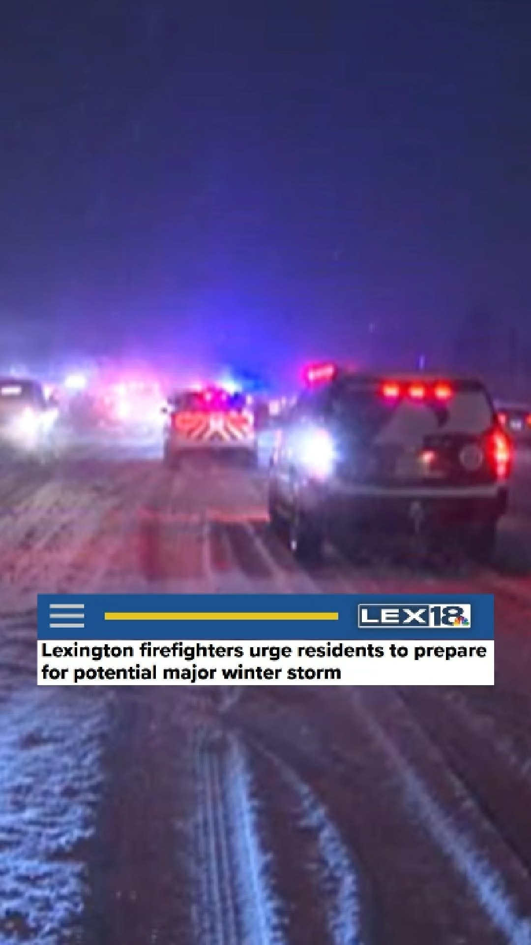 WINTER WEATHER SAFETY: Lexington firefighters are urging residents to ...