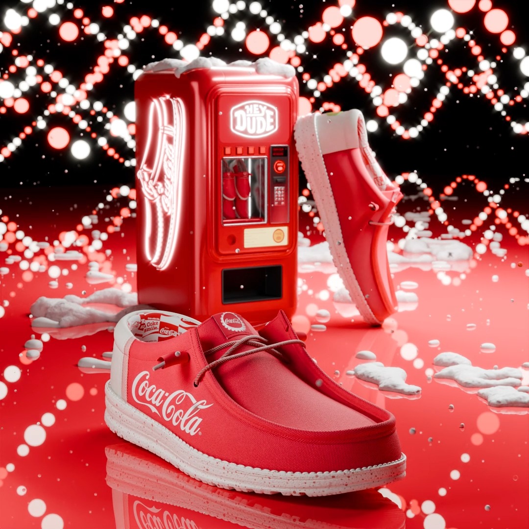 Share a pair of Coca-Cola & HEYDUDE shoes (or don't) 😉 Shop now