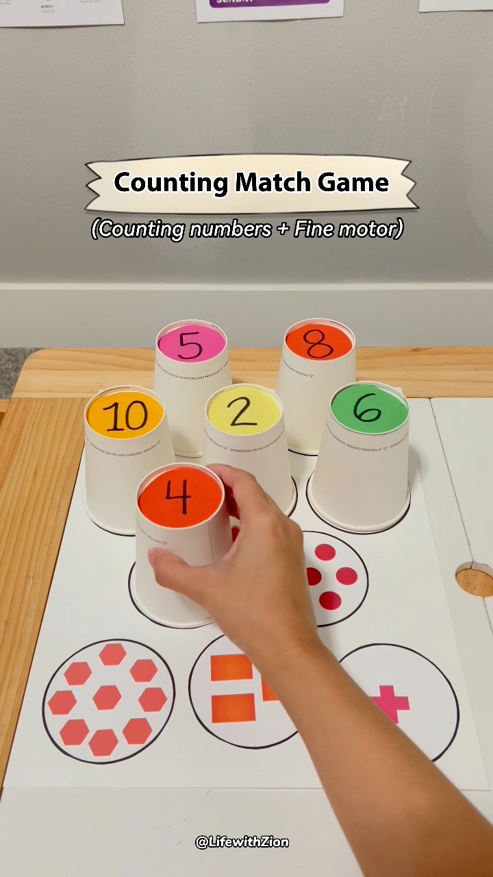 Looking for a fun counting activity? 😍🤩 Try this Counting Match ...