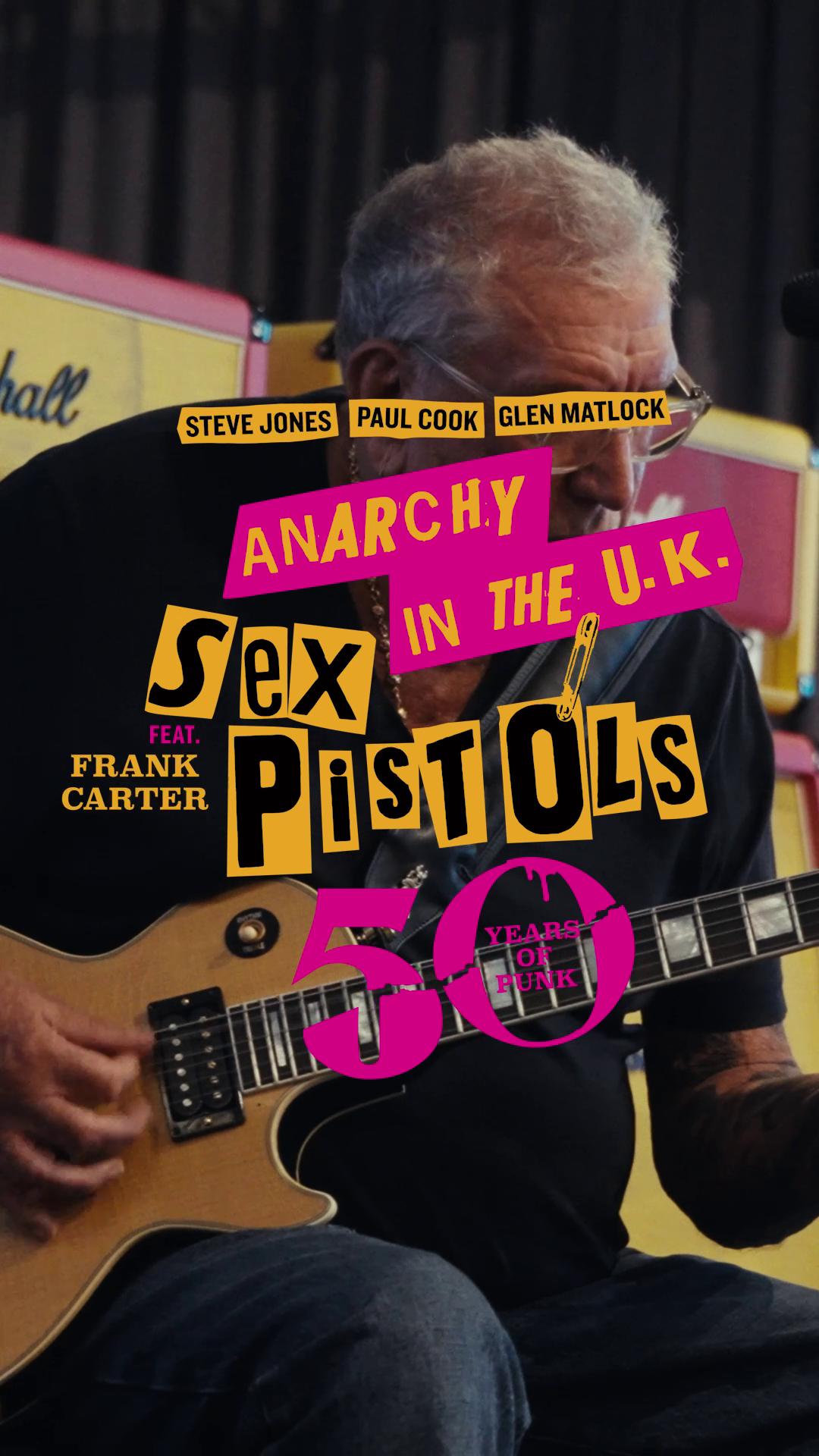 Celebrating the band's 50th Anniversary, SEX PISTOLS (Steve Jones