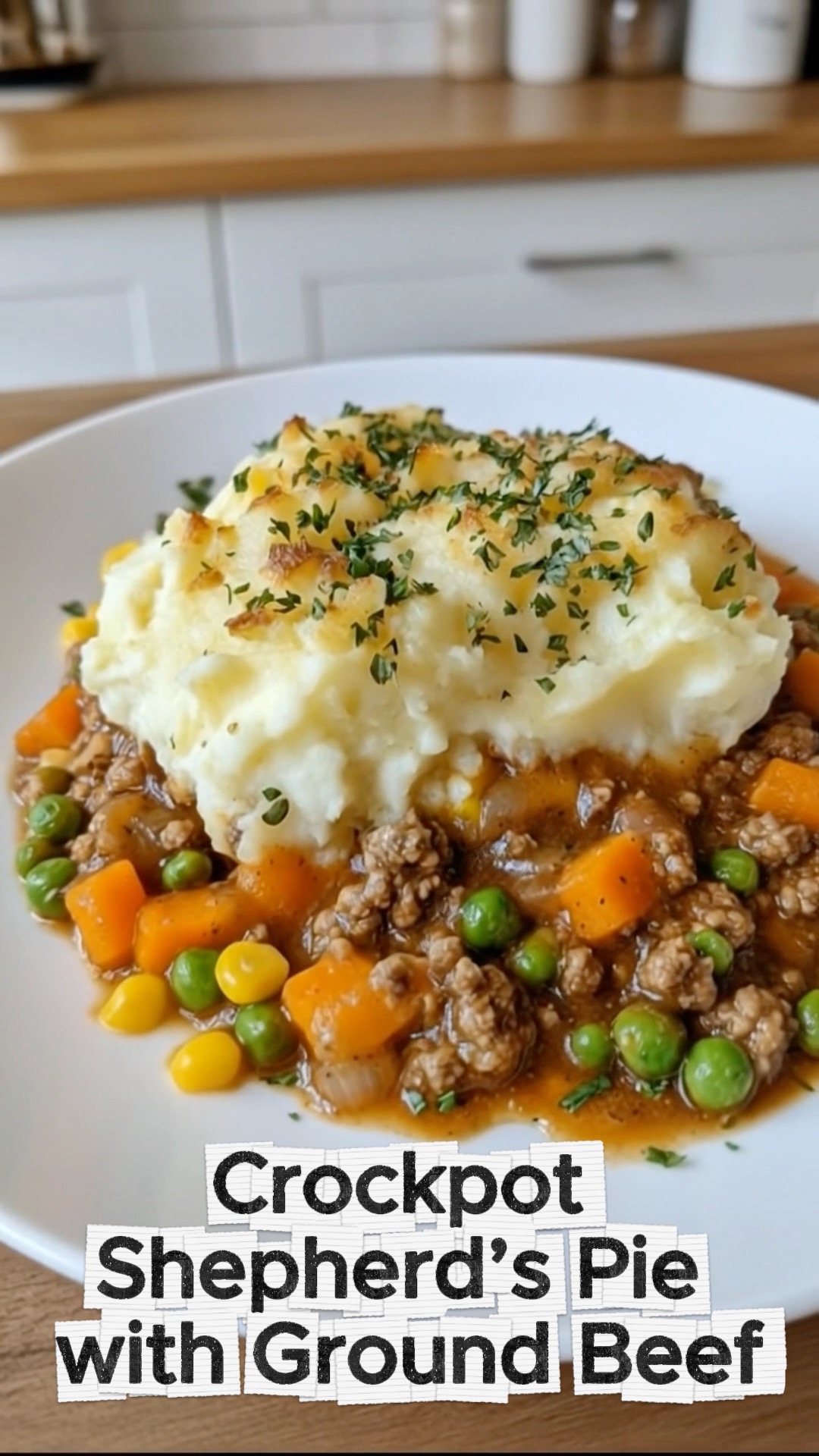 Crockpot Shepherd’s Pie with Ground Beef This Crockpot take on shepherd ...