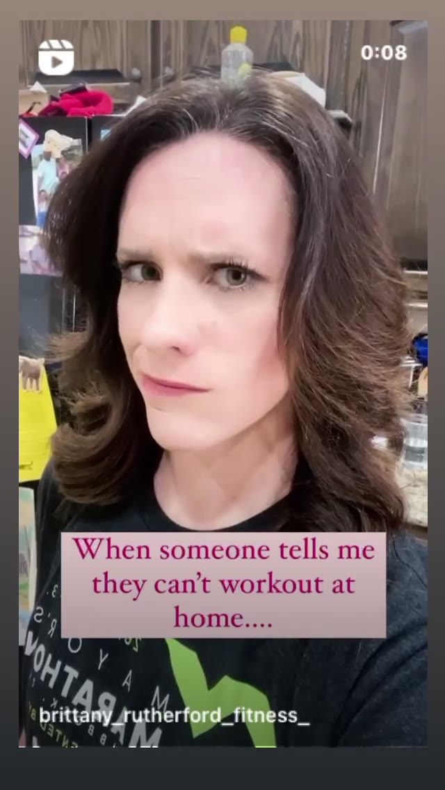 You can’t exercise at home? Or you don’t want to? There’s a difference ...