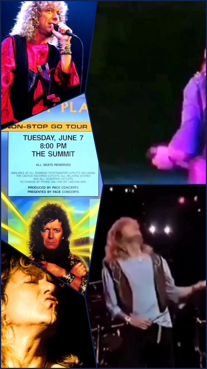 July 23, 1988 (37 years ago) - Robert Plant at Hersheypark Stadium