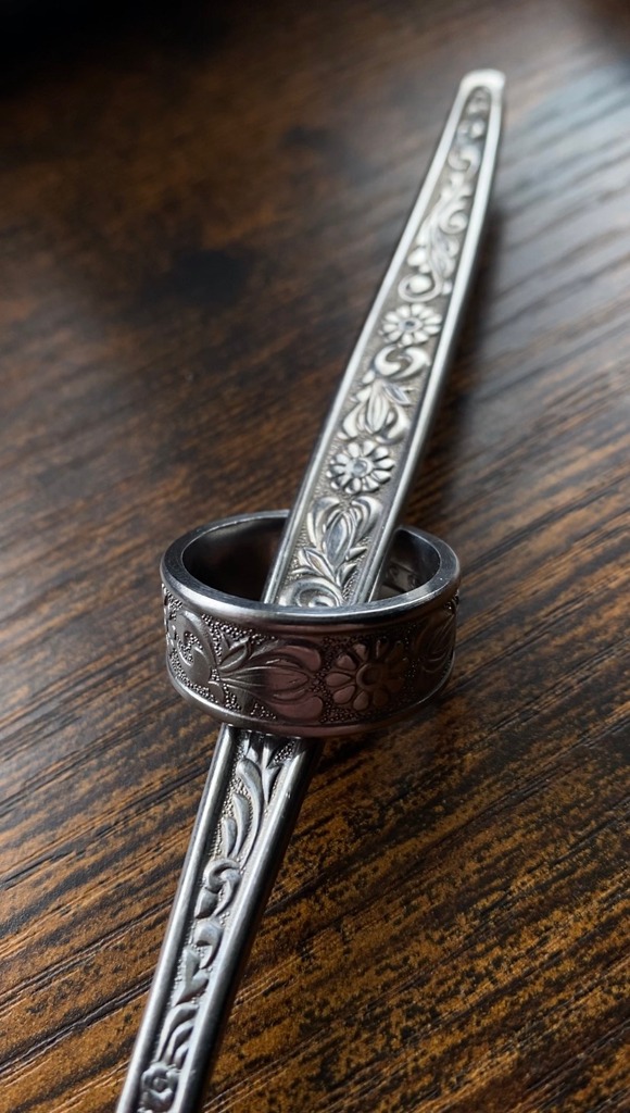 Making A Ring Using Cutlery. . #Handmade #ring #jewelry | ConnorDukes ...