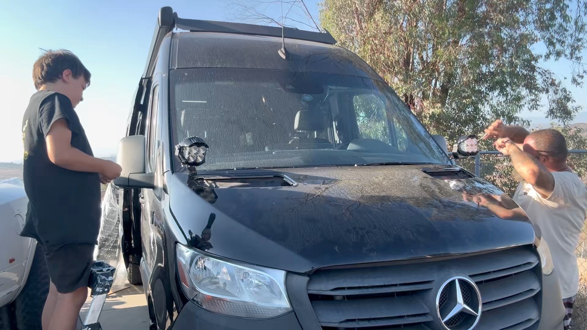 Leon and I installed Baja Designs LP4 pod on Sprinter! #bajadesigns # ...