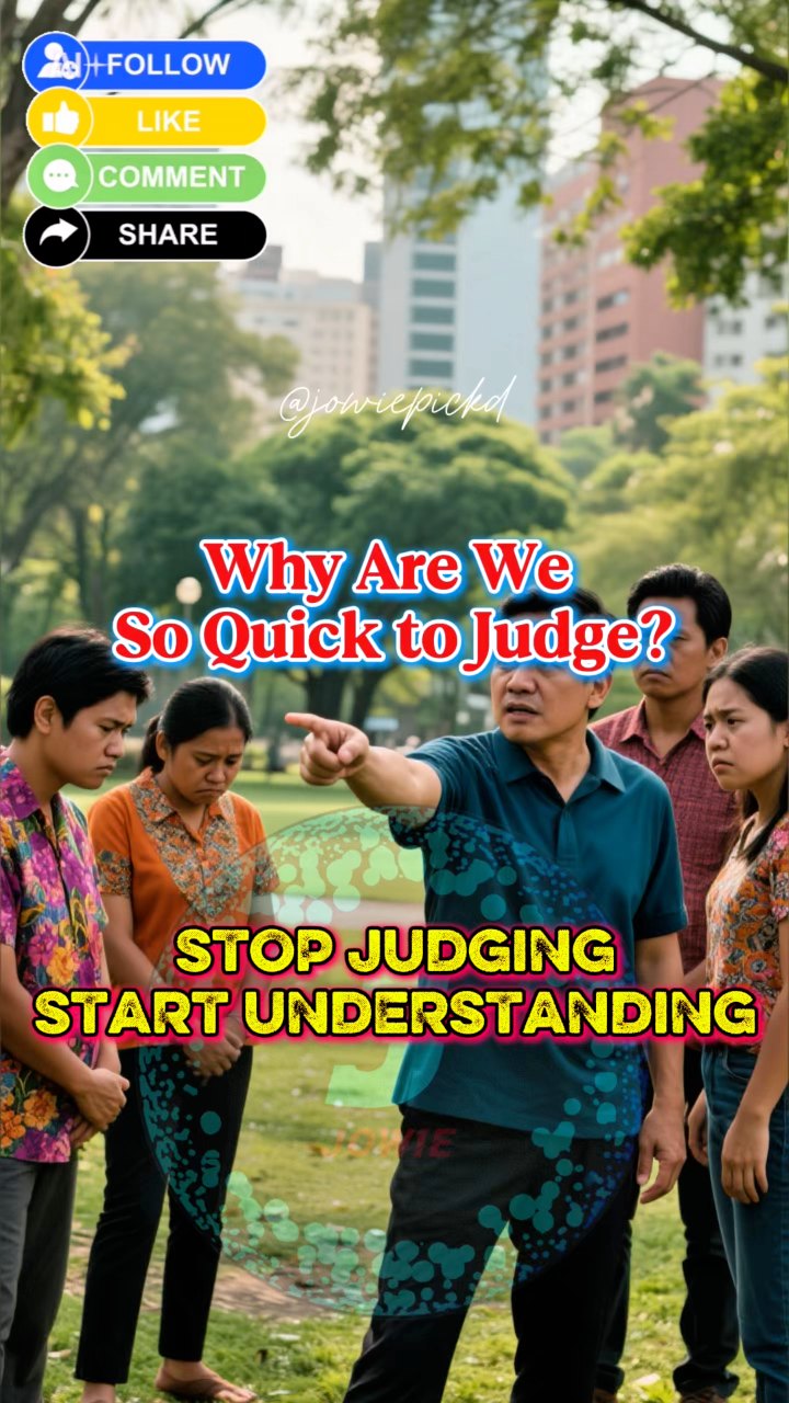 We’ve all been guilty of judging too quickly. It’s time to replace ...