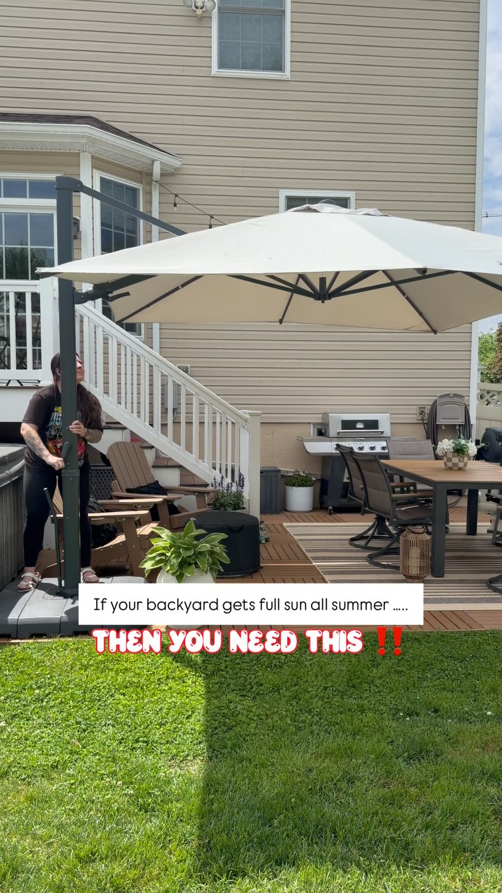costco promo code patio umbrella DUNNRITE ShadeTable in Pool Table, Fits 1.5" Pool Umbrella for Inside of Pool, Granite Spacious double Double-Sided Rectangular Patio Umbrella |