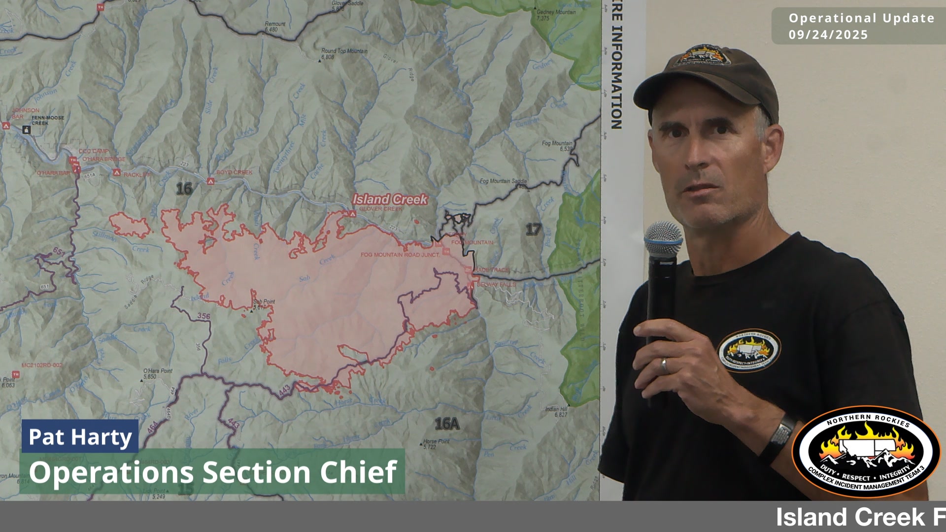 🔥Island Creek Fire Operations Briefing - September 24, 2025🔥 Operations ...