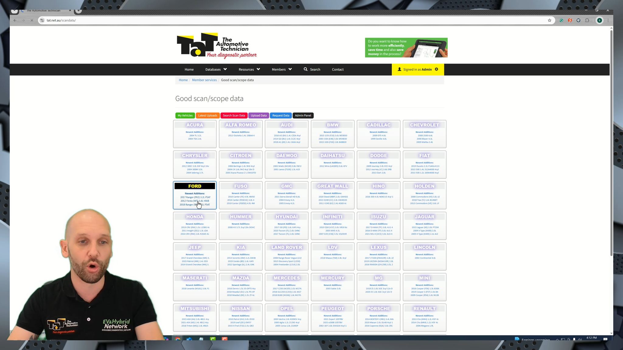 Good Scan & Scope data updates! Brendan Sorensen demonstrates the ...