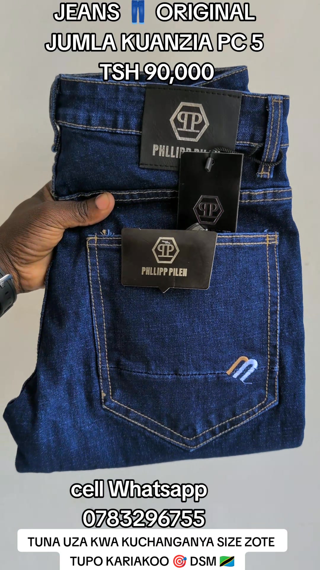 JEANS 👖 ORIGINAL JUMLA 18000 KUANZIA PC 5. TSH 90,000 TUNA CHANGANYA ...