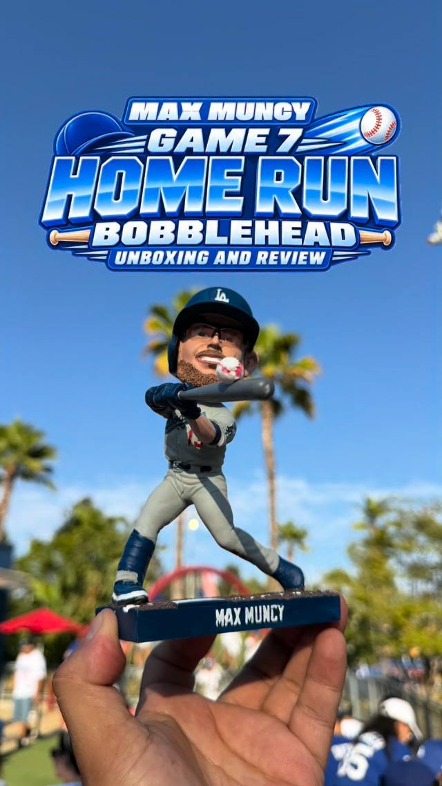 Max Muncy's Game 7 Home Run Bobblehead is an easy 10/10 for me