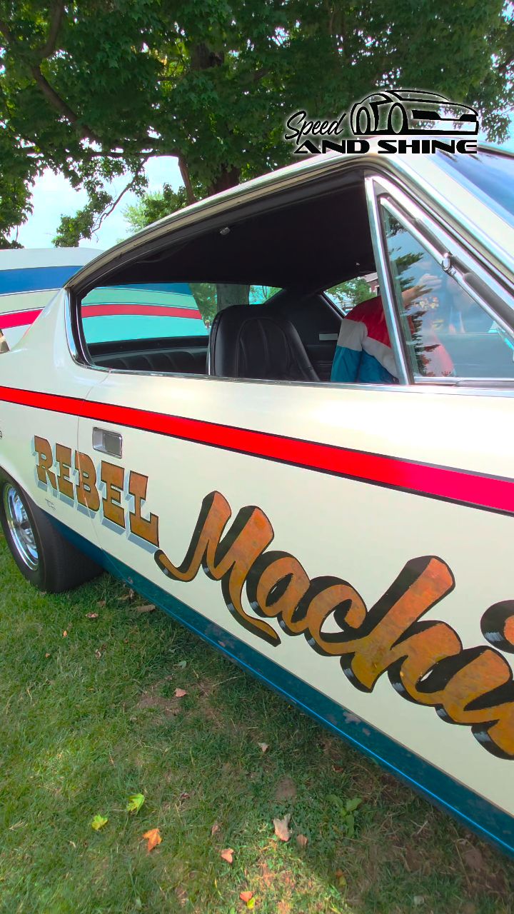 Speed and Shine - The 1970 AMC Rebel Machine at the... | Facebook