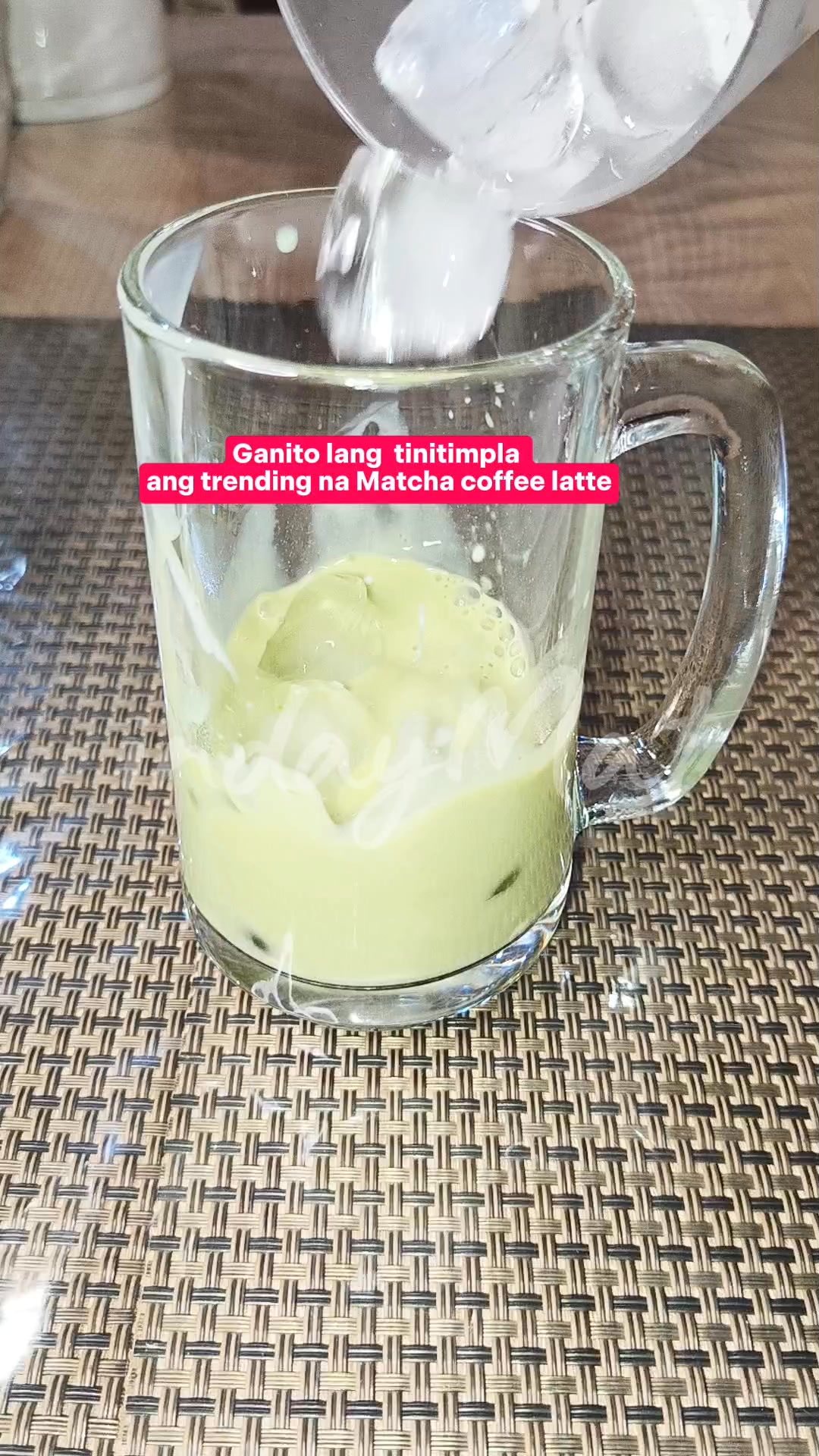 Ganito lang tinitimpla ang pinipilahan na Matcha coffee latte # ...