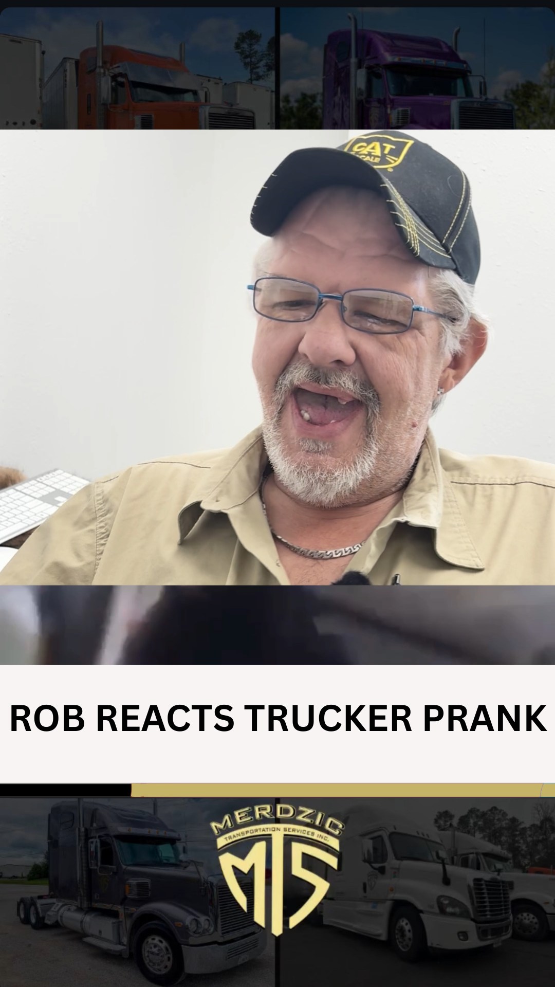 Uncle Rob reacts to this Trucker prank 🚛😂 | Merdzic Transportation ...