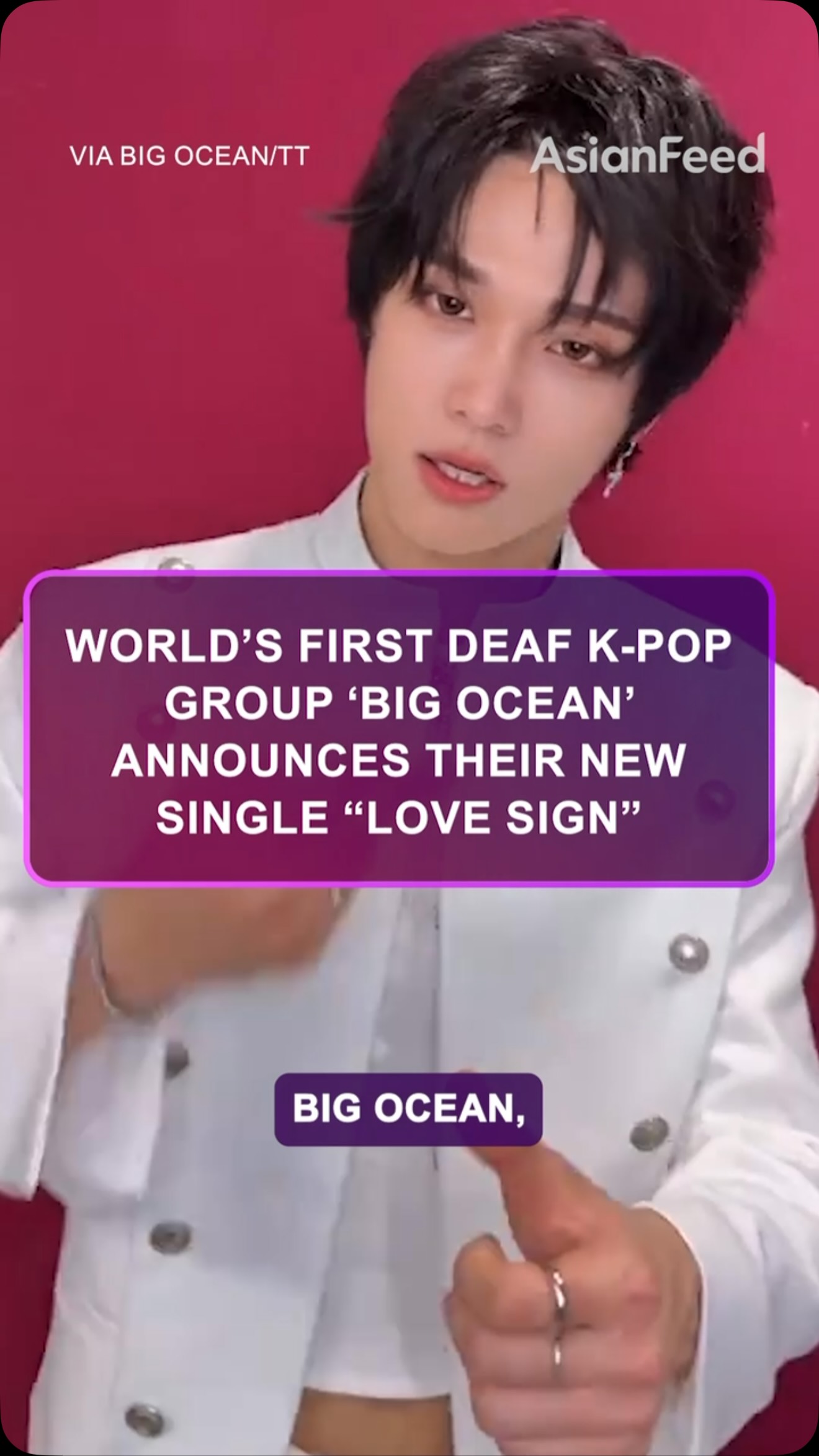 K-POP・アジア OKB The world's first idol group to sing in sign language, BIG OCEAN