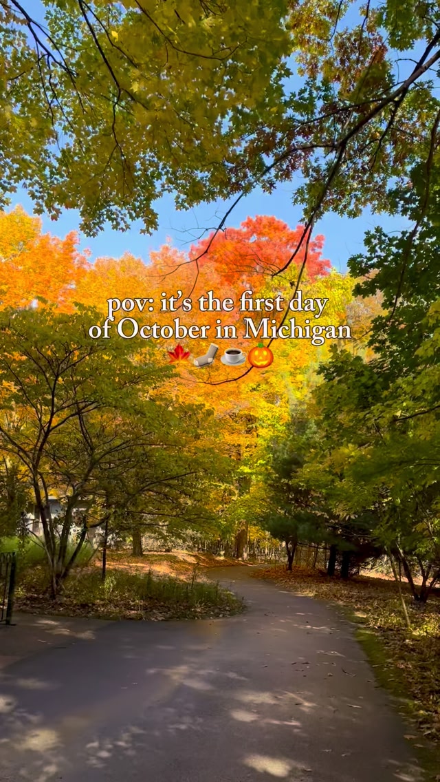 This time of year brings a whole different kind of beauty to Michigan 🍁 ...