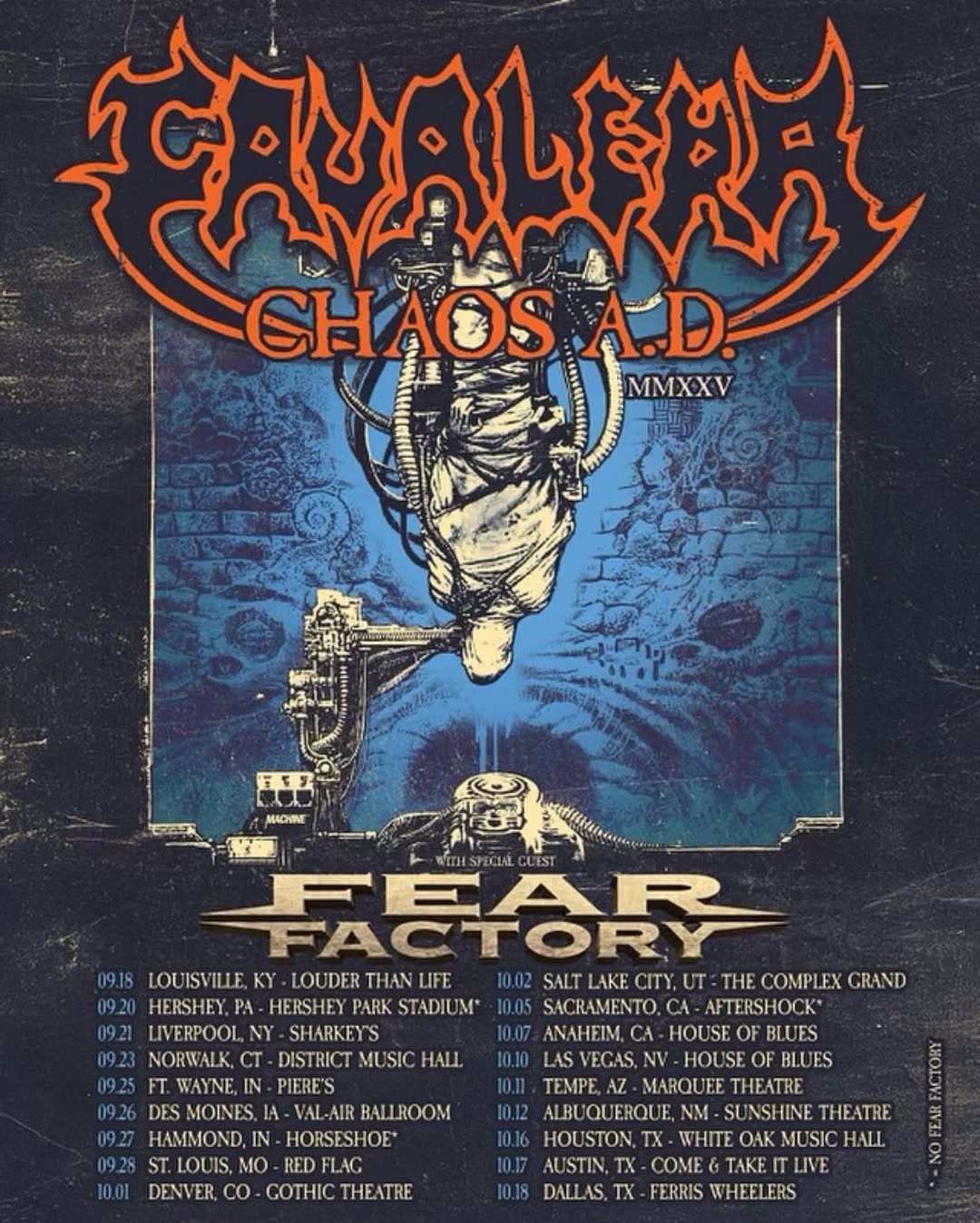 Max and Iggor Cavalera to celebrate Chaos A.D. with Fall