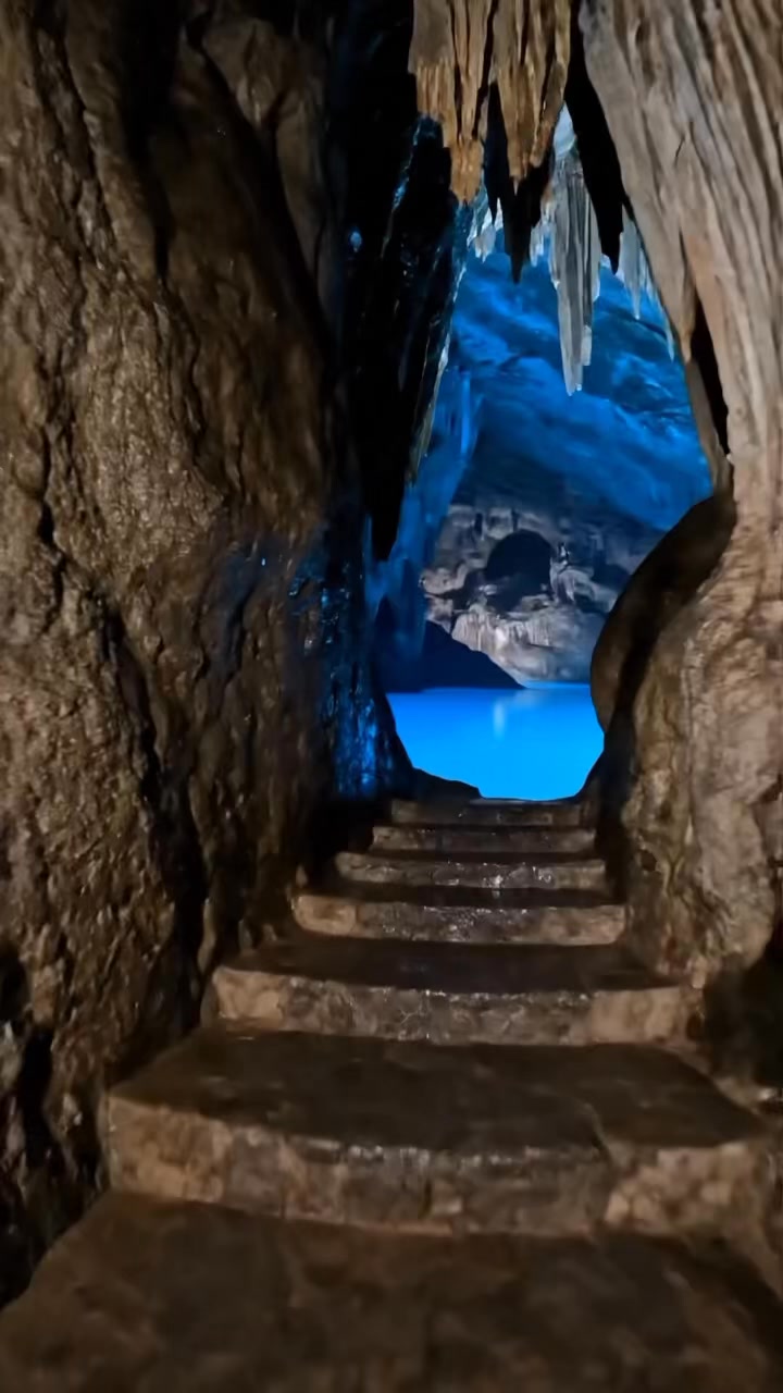 In Brazil, Lagoa Azul in Bonito is a prehistoric cave flooded with ...