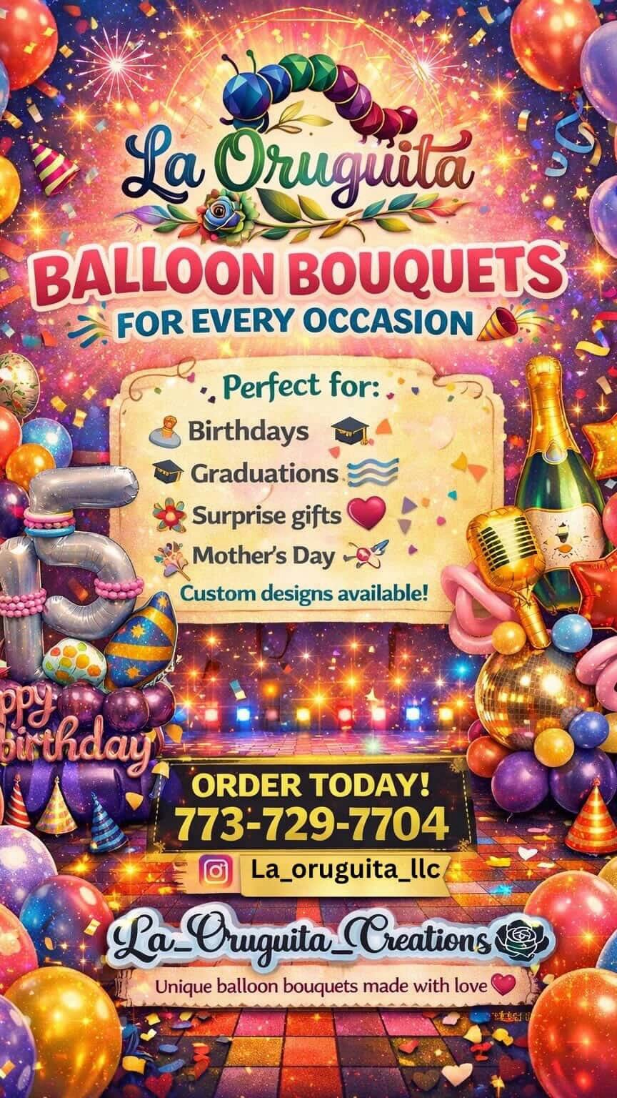 Balloon Bouquets para cada ocasi n Cumplea os, Baby Shower, Graduaci n, D a de las Madres, y regalos sorpresa y de muchas cosas m s Bonitas y a tu gusto balloonbouquet chicago