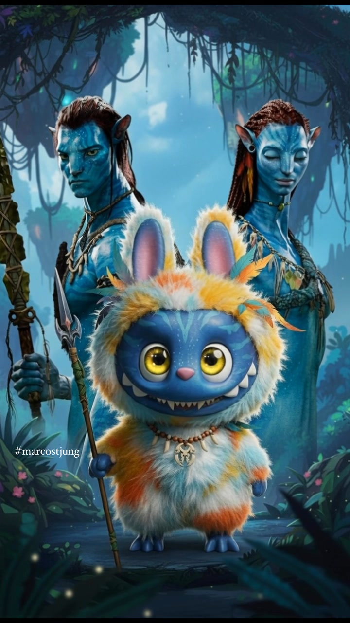 Labubu in the Avatar universe — not real, just imagination running wild ...