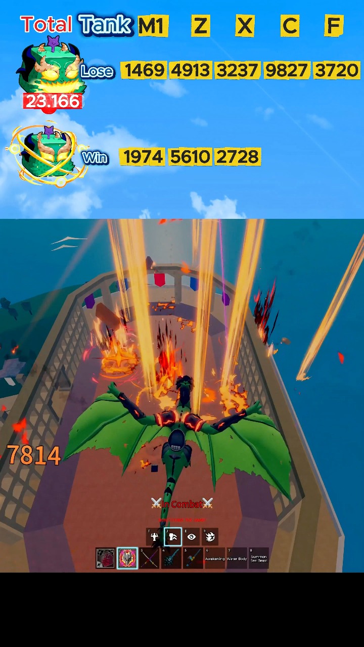 Dragon (W) vs Dragon (E) which is best #roblox #BloxFruits | NAM RBLOX