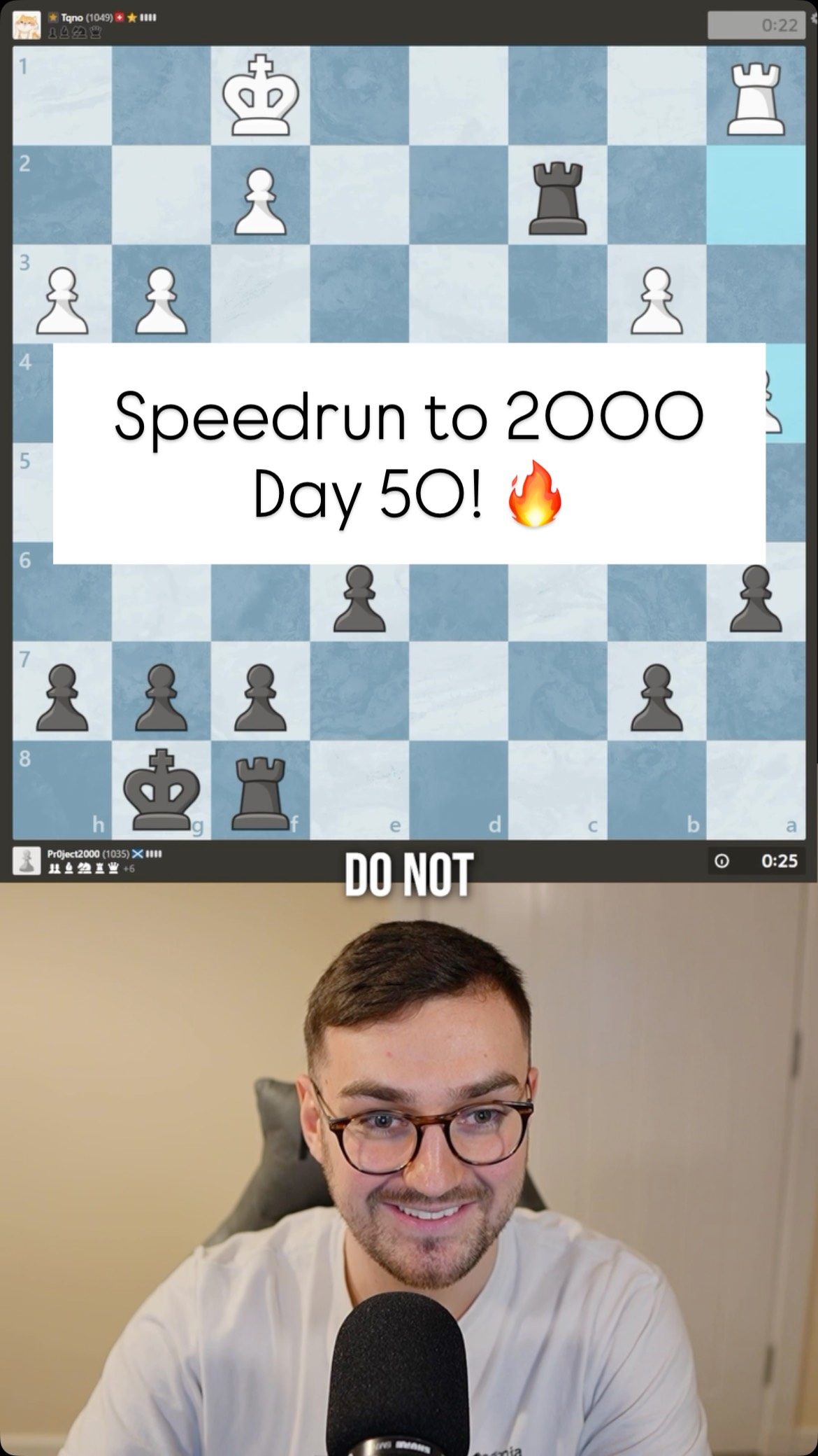 Speedrun to 2000 | Day 50 - #chess #chessgame #chessmaster #chesscom # ...
