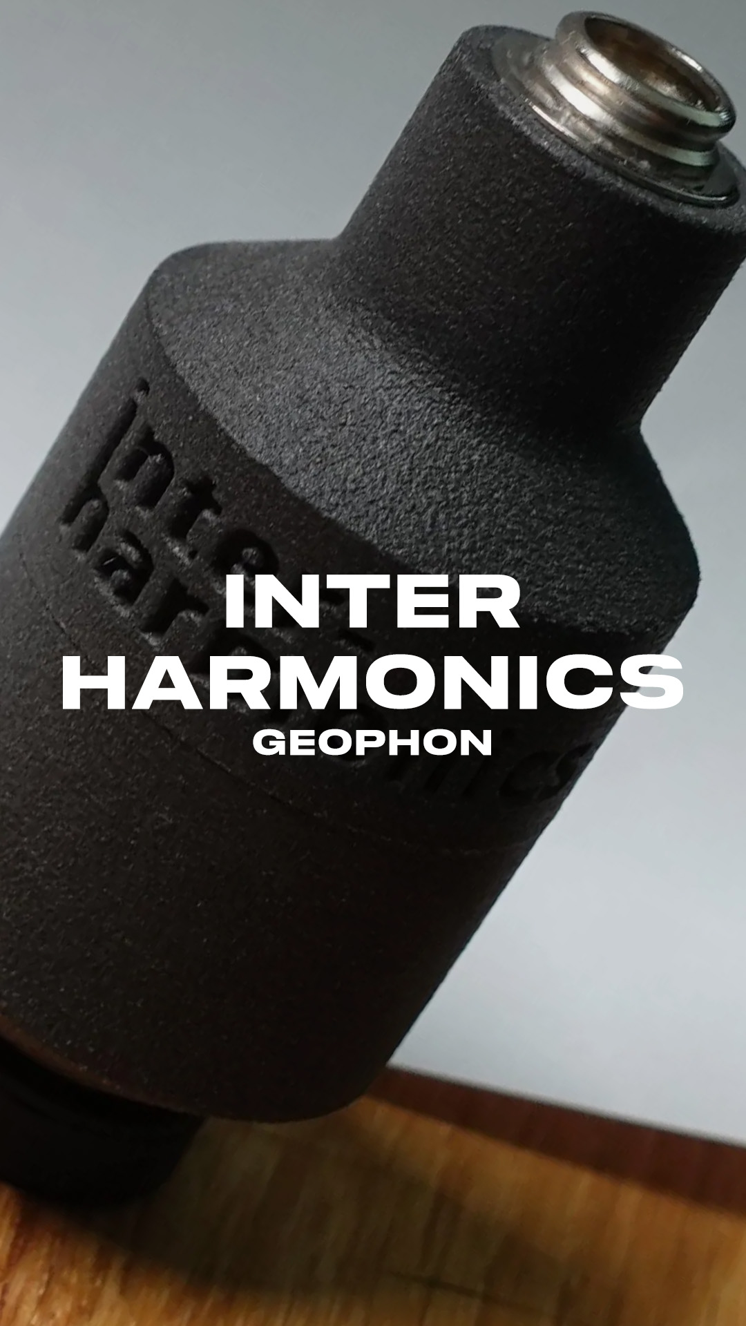 Meet the Geophon from Interharmonics! 🎤 This rugged contact mic