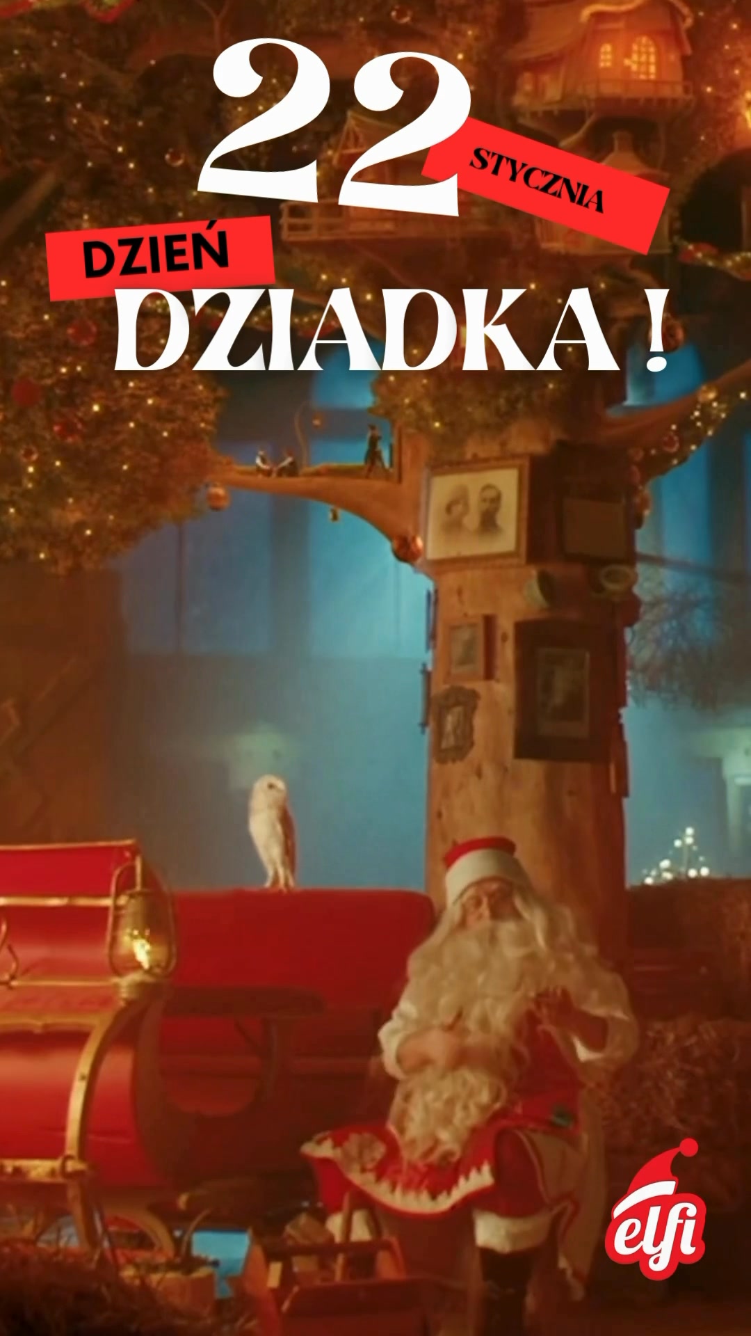 Elfi - KONKURS!!! Rudolf chce koniecznie rozdać kilka listów, więc ...