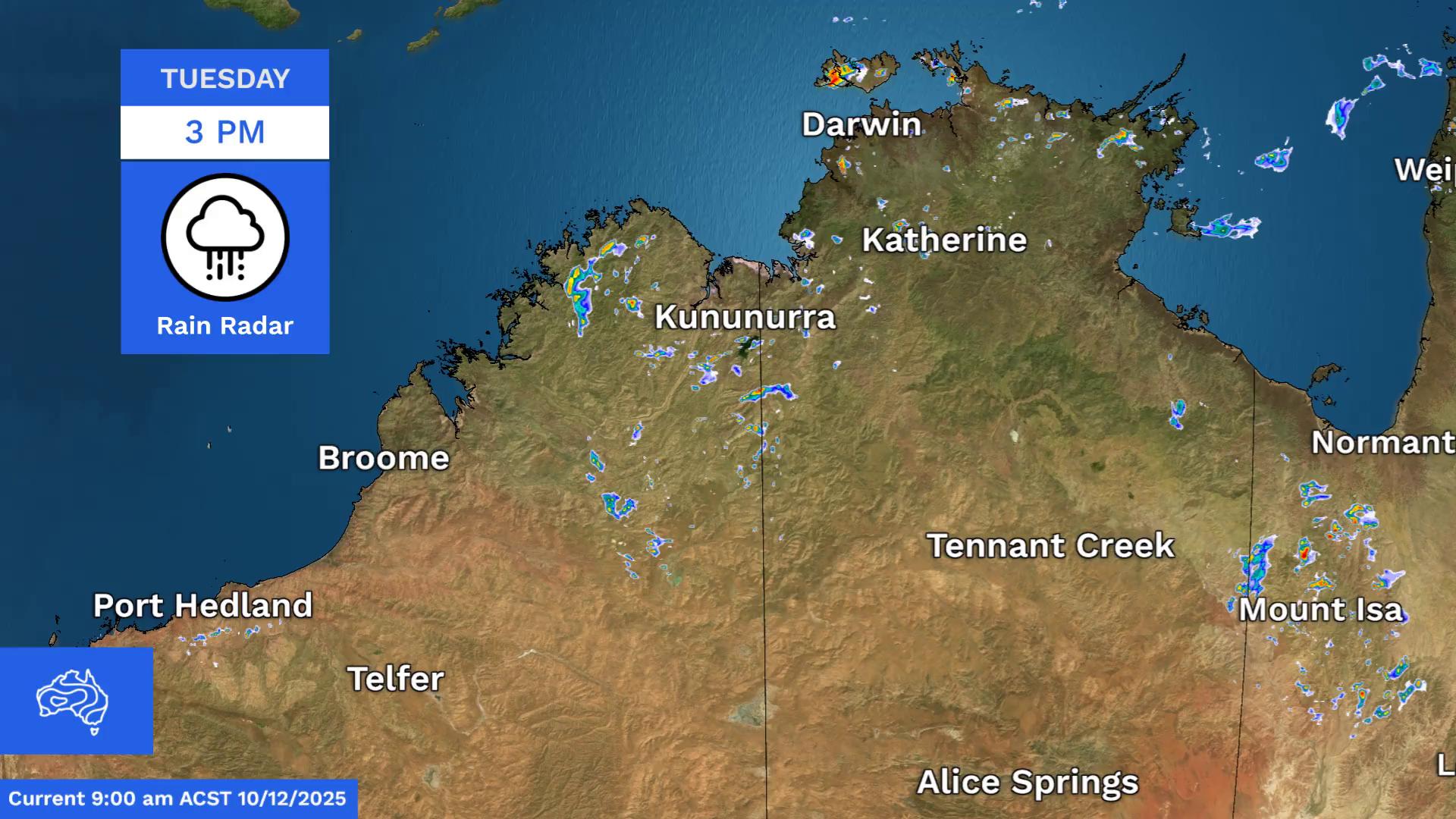 Scattered showers and thunderstorms developed across parts of northern ...
