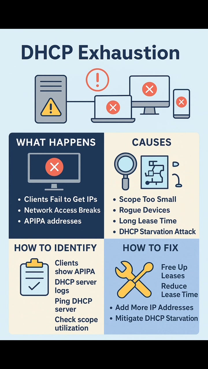 What is DHCP Exhaustion? Check the comments for more details👇👇👇 | Gate ...