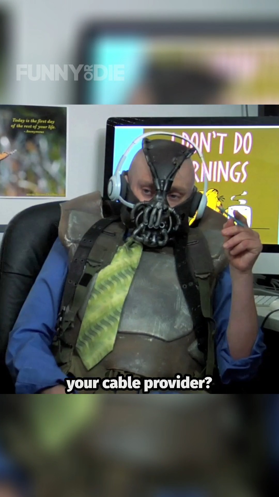 Bane the Telemarketer with Chris Kattan (2012) #bane #batman #comedy # ...