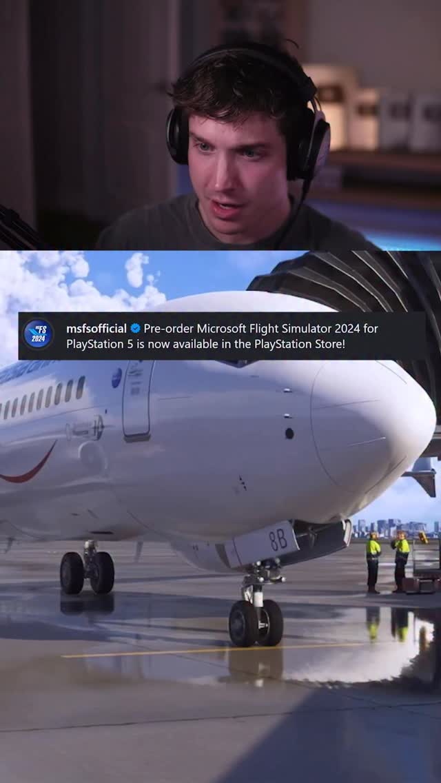 Aaron Rheins - Microsoft Flight Sim Coming to PlayStation!... | Facebook