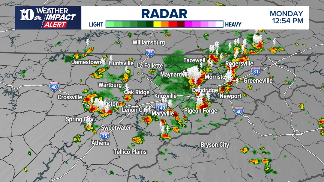 RADAR 7/28 1:30PM | Scattered showers and storms continue to move SE ...