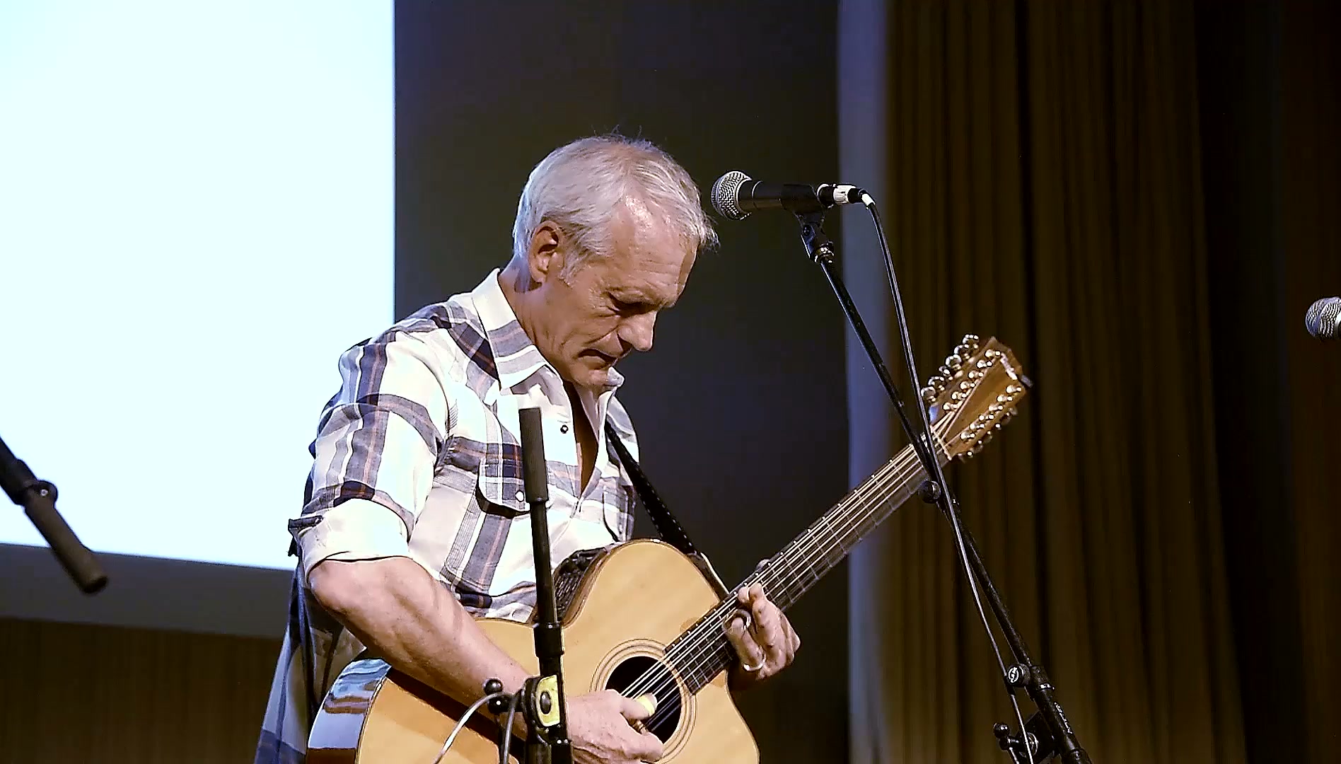 THIS SATURDAY, August 22nd: Rod Abernethy plays under the rafters