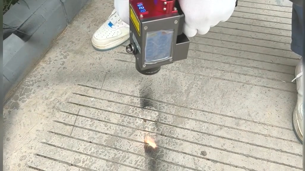 No More Chemicals! Laser Paint Removal for Stone Surfaces 🚀 # ...