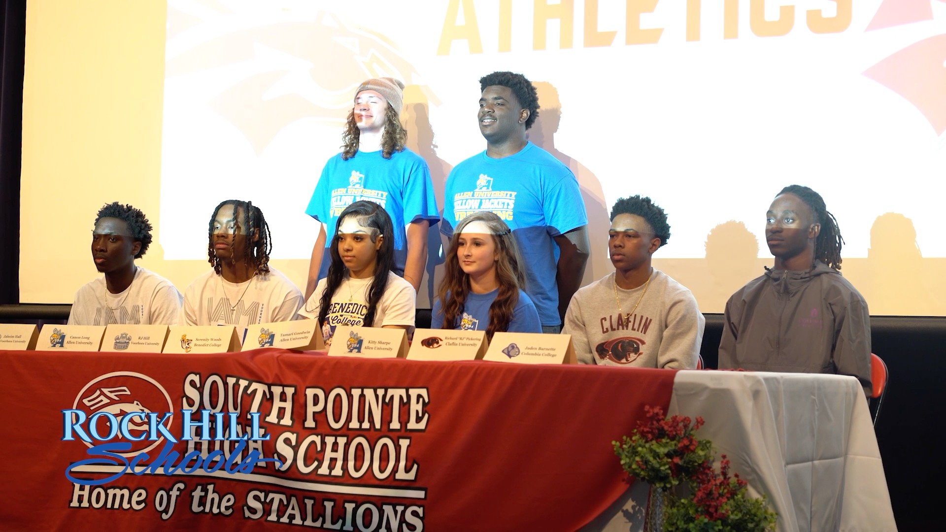 🎉 Big day a South Pointe High School! 🐎 Eight of our incredible ...