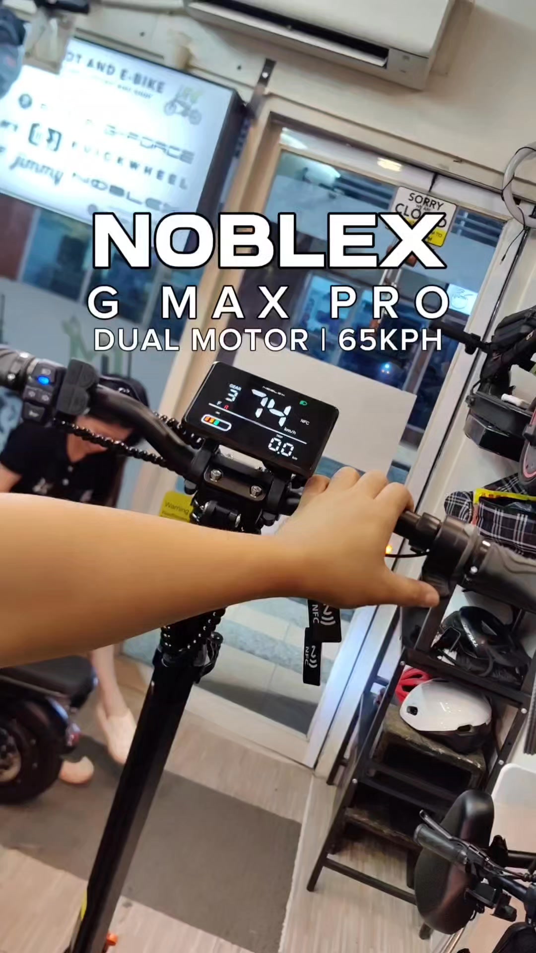 2nd Delivery ng NOBLEX GMAX PRO V2 RAINPROOF ELECTRIC SCOOTER Bound for ...