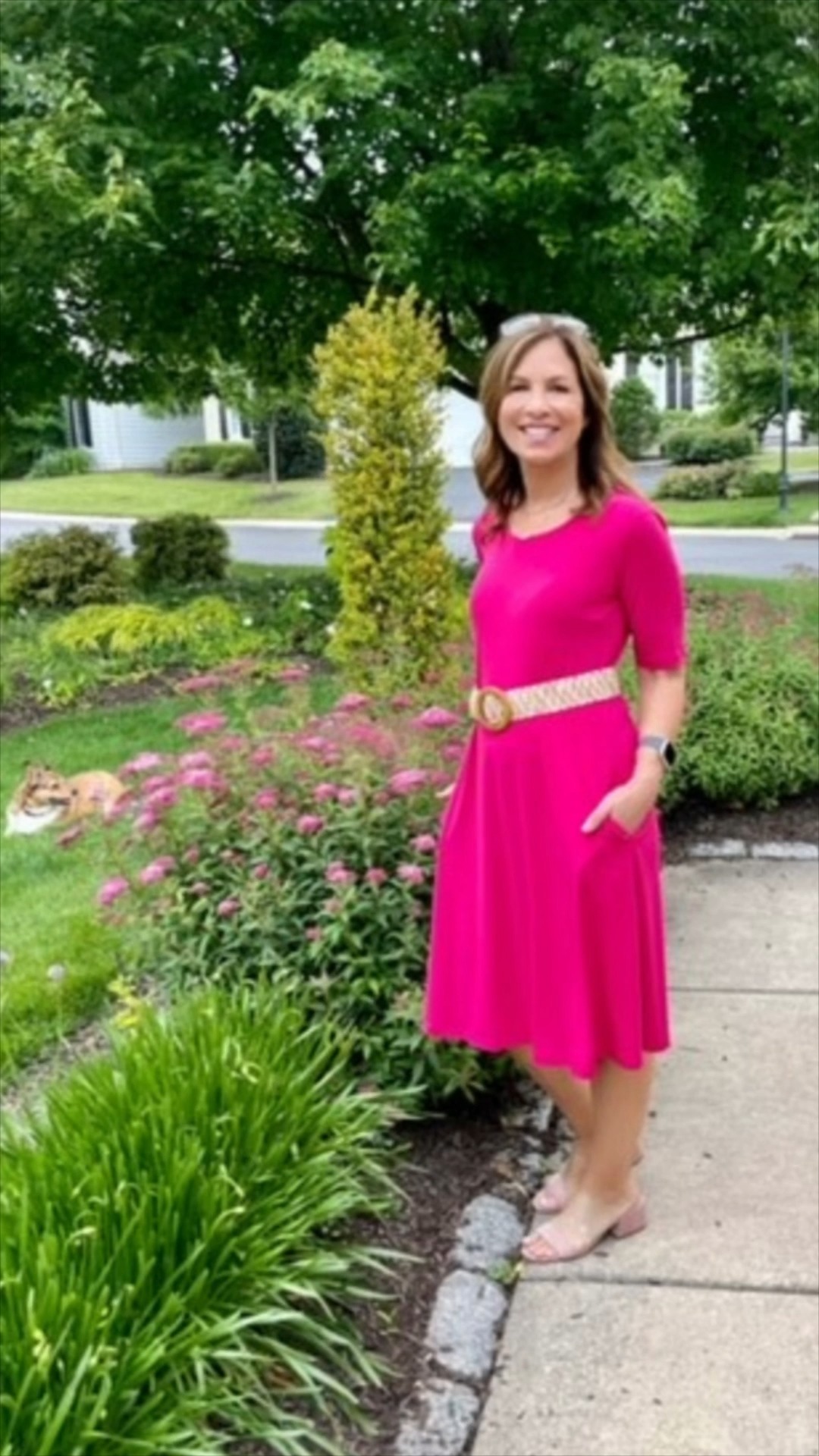 qvc liquid knit dresses This Susan Graver Knit® dress is ready for plans, whenever they arise fabric_satin