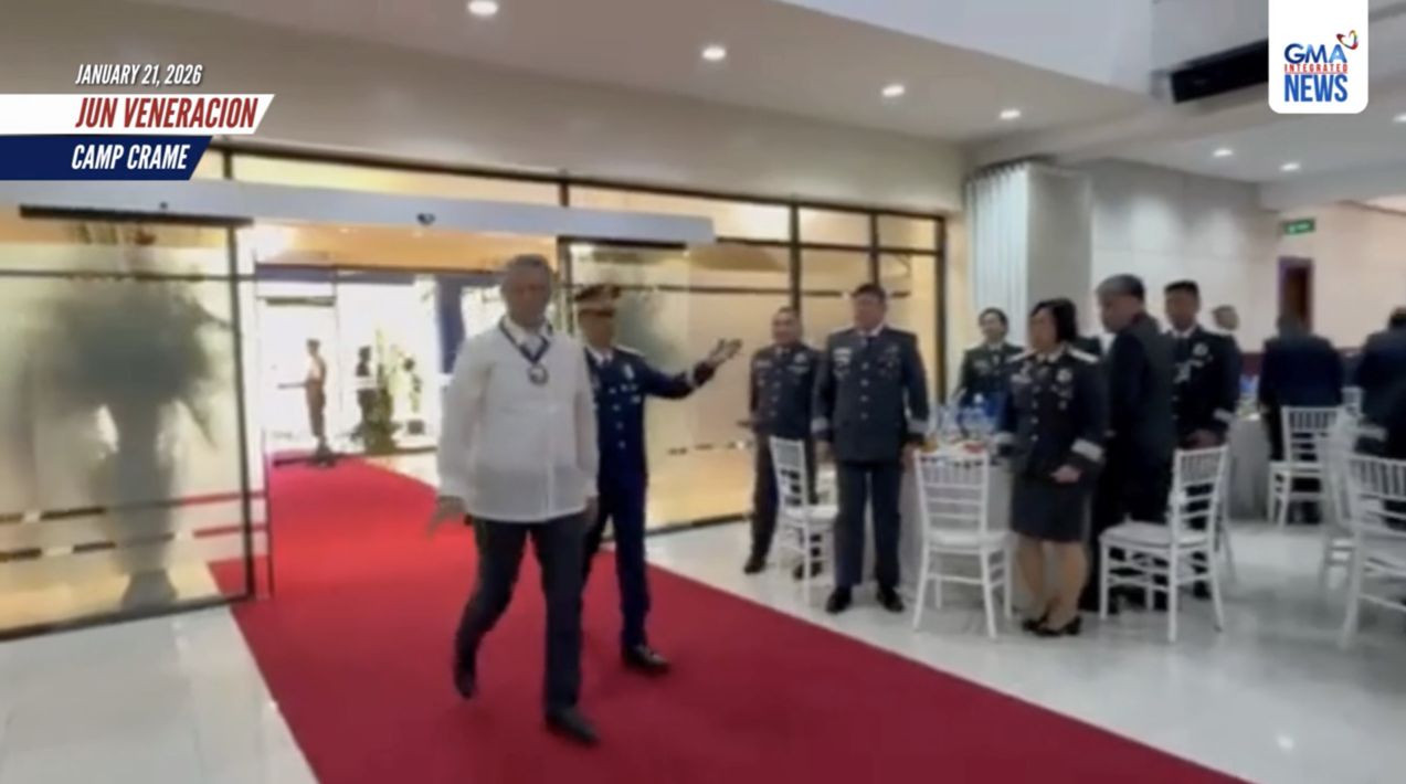 GMA News - Interior Secretary Jonvic Remulla arrives at... | Facebook