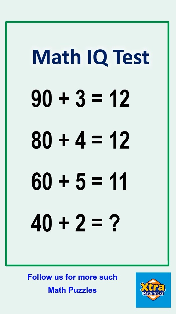 Can you solve it? Answer in the Comment box. IQ Test | Riddles | Solve ...