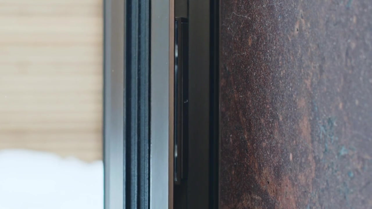 The new Sky-Frame Touch control button offers a convenient way to open ...