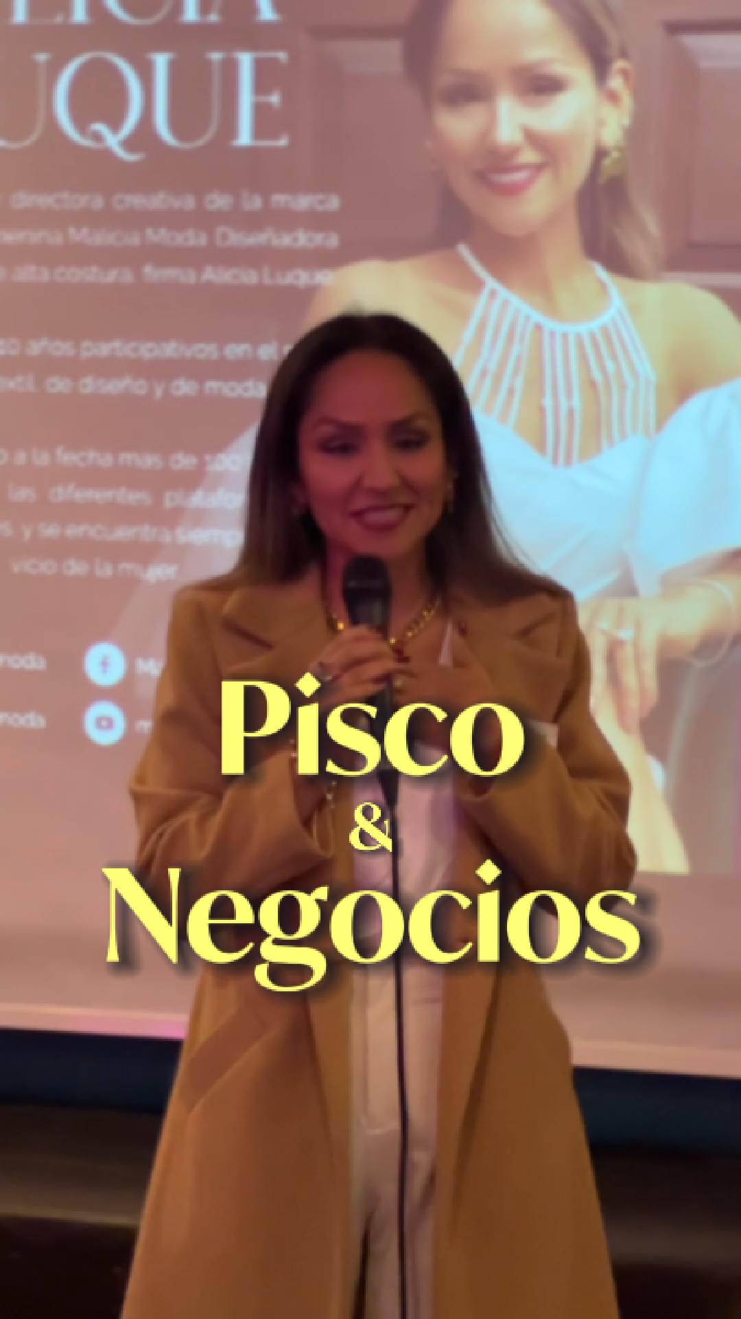 Me invitaron a hablar sobre Malicia en Pisco & Negocios, un evento de ...