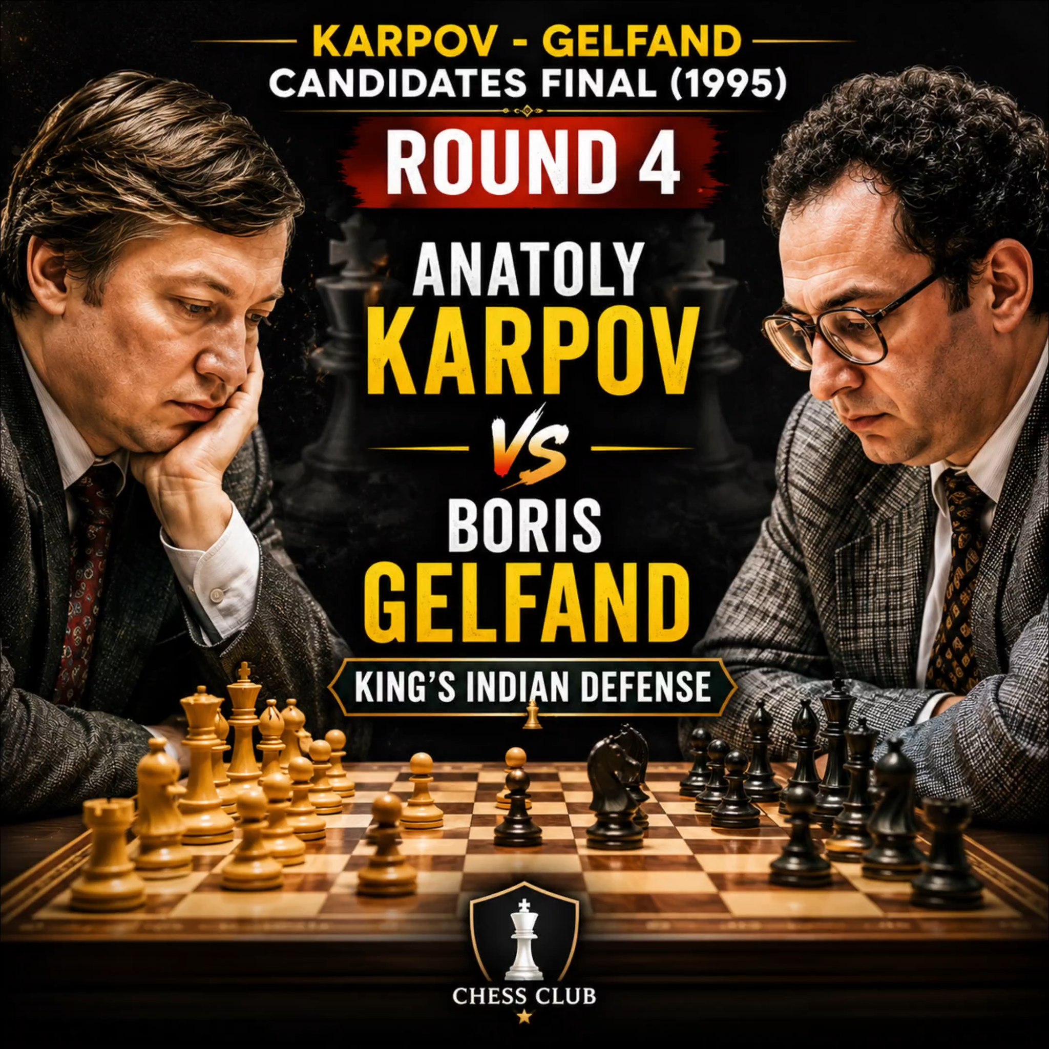 King's Indian Defense Brilliance | Karpov vs Gelfand | Candidates