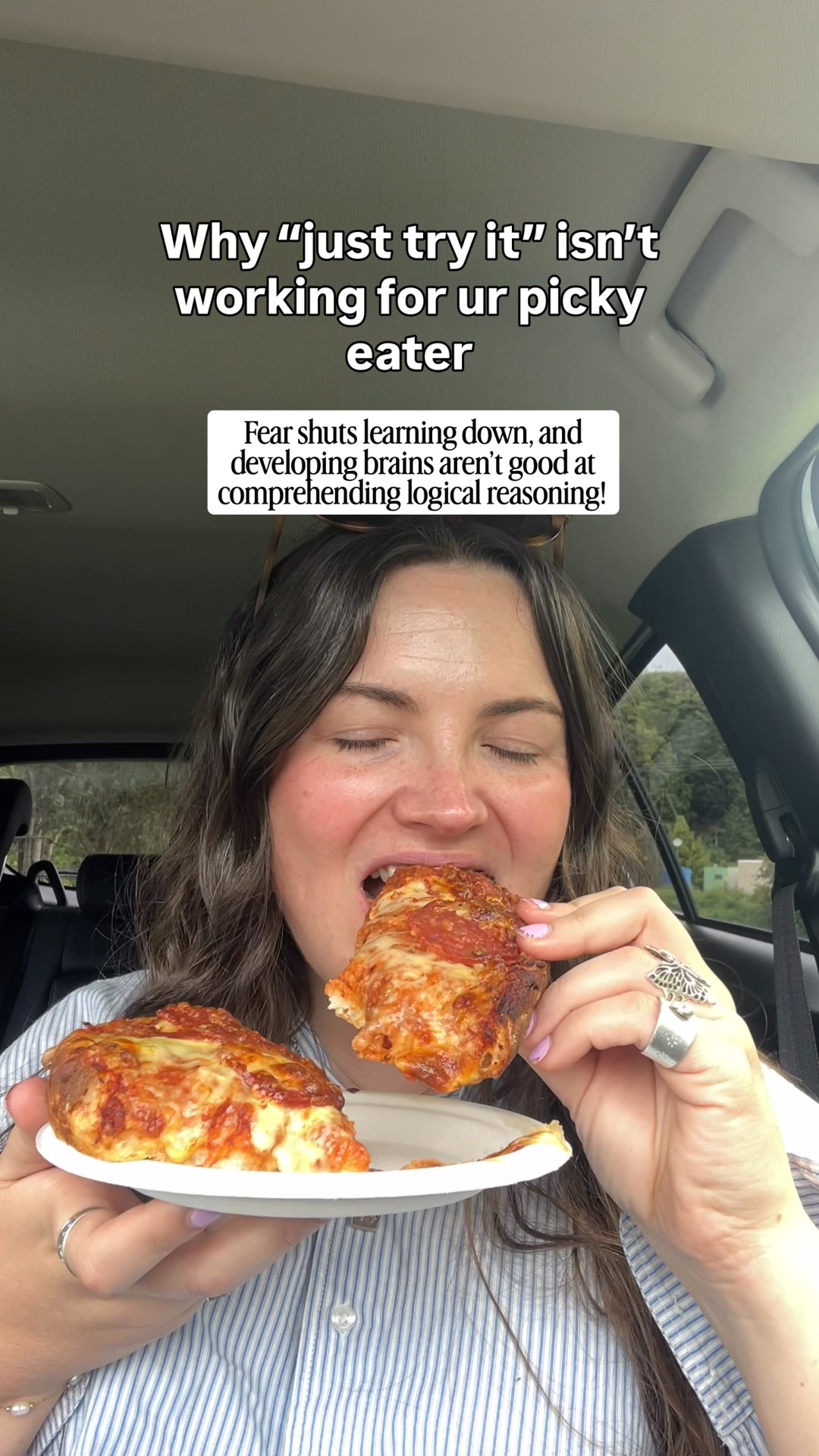Trying to convince a picky eater to try a new food basically never ...