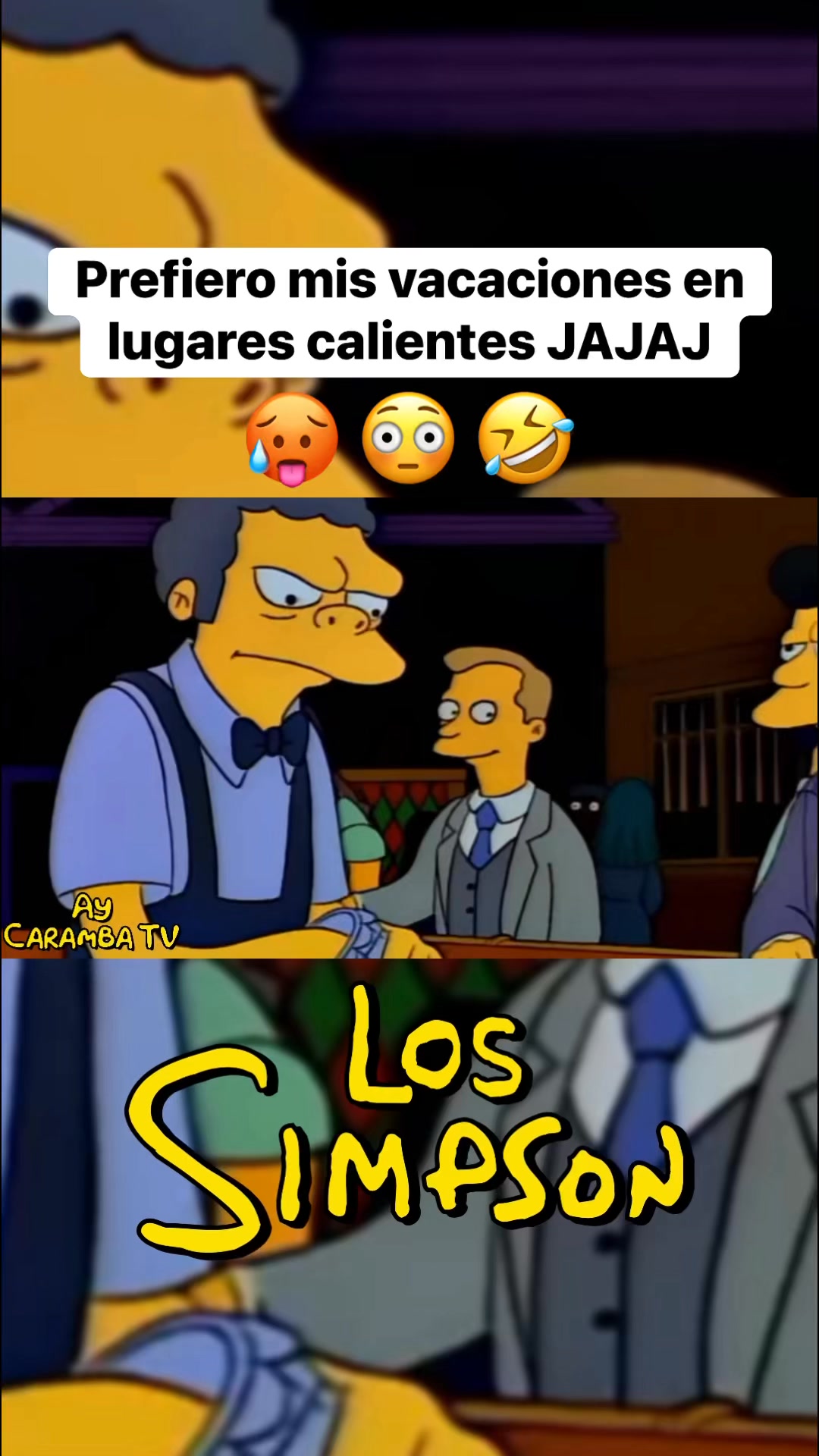 Prefiero mis vacaciones en lugares caaalientes JAJAJ 🥵😳🤣 #thesimpsons # ...