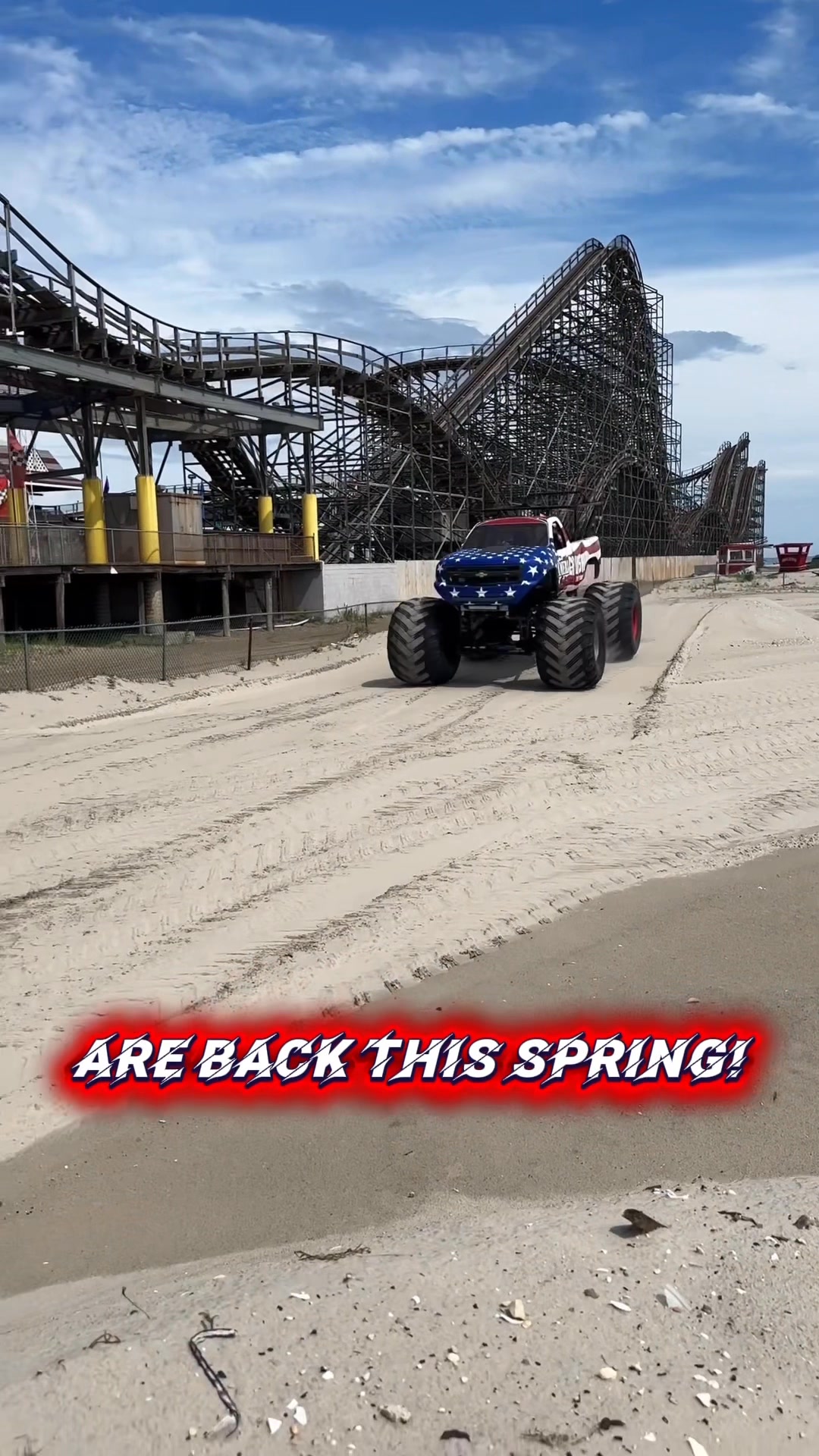 Monster Truck rides are back on the Beach this Spring!!!🚨🚨🚨🚨🚨 # ...