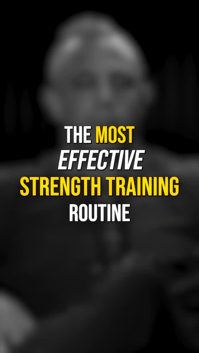 Most effective strength training routine 👆🏼🔥 - Full body workouts 2-3x ...